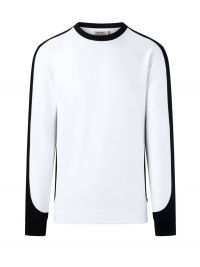 Weißes Arbeits Sweatshirt